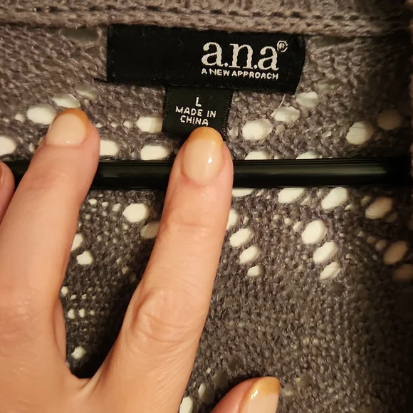 Long, 3/4 sleeve ANA light style cardigan - Picture 4 of 4